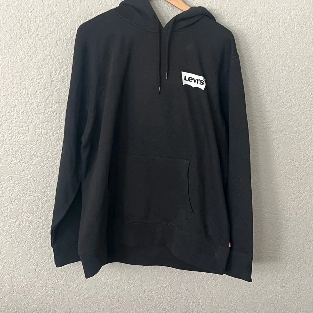 Levi's Black standard fit Graphic hoodie men’s size XL